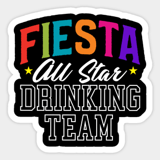 Fiesta All Star Drinking Team Sticker